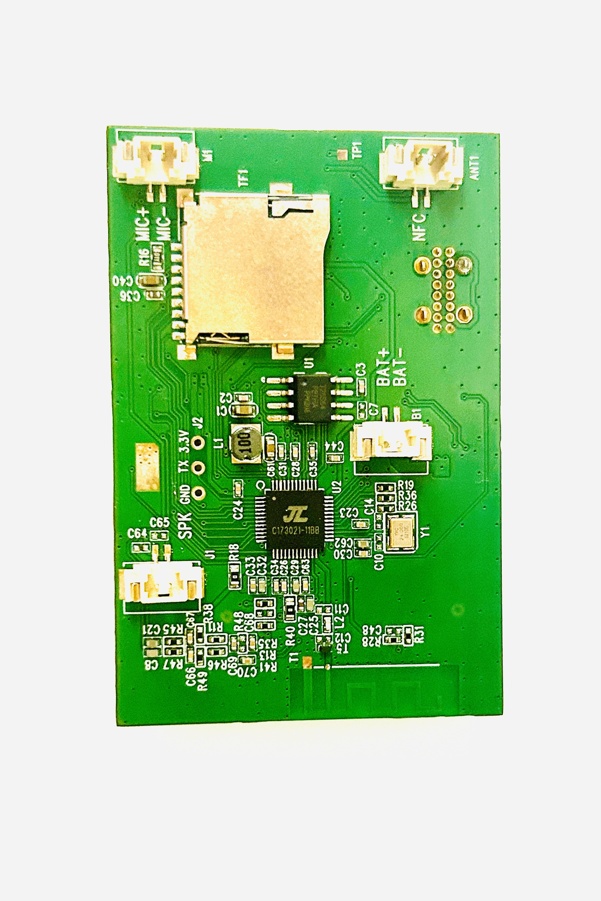 AI_NFC_01 — AI Voice, NFC Audio & Bluetooth Speaker/App Board